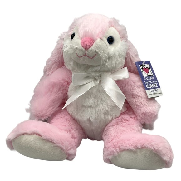 GANZ | Toys | Get Your Hands On A Ganz Tipper Pink White Bunny Rabbit ...